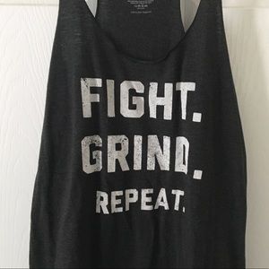 Can’t See Apparel, Fight Grind Repeat tank